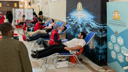 Selçuk Üniversitesinde Kan Bağışı Kampanyası düzenlendi
